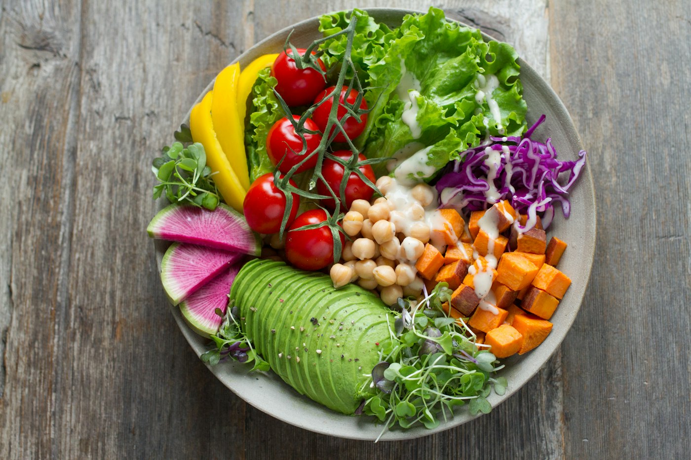 Symbolfoto: Bunte Salatschale
