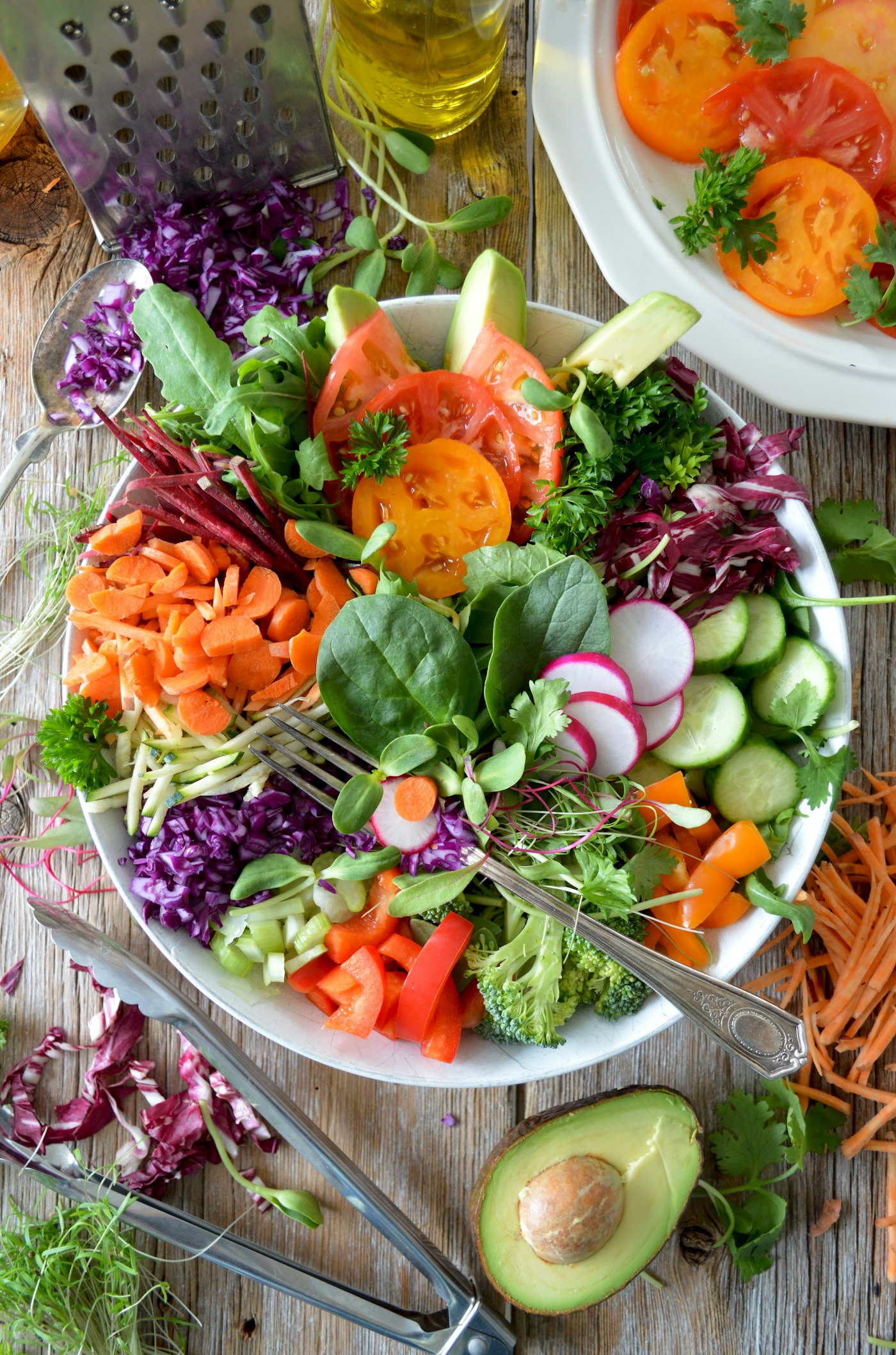 Symbolfoto: Frischer gemischter Salat